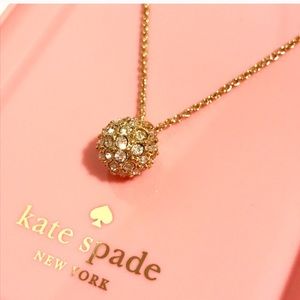 Kate Spade crystal ball necklace